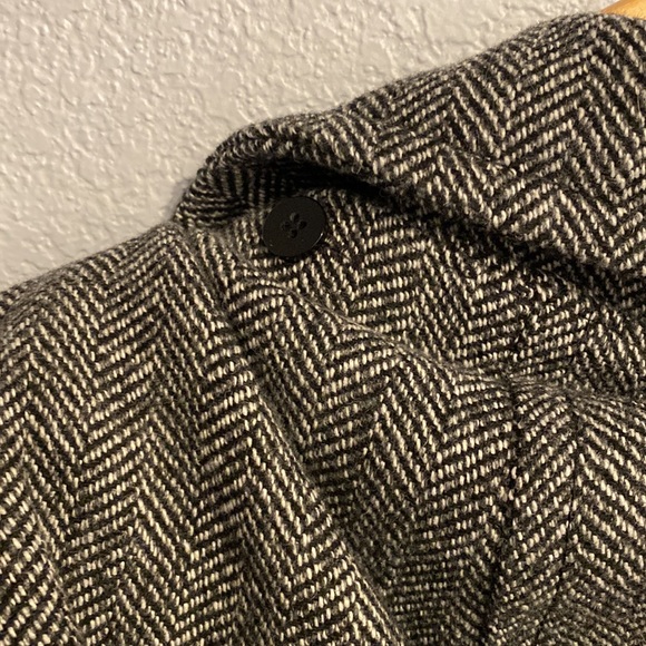 Black/Gray Herringbone Pattern Jacket - St. John’s Bay - Picture 4 of 5